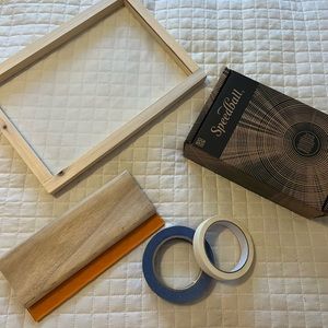 Complete Screen Printing Kit + Speedball Paint Collection + Small Business Bags